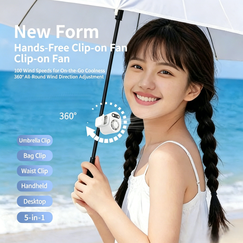 Handheld Waist Mounted Fan
